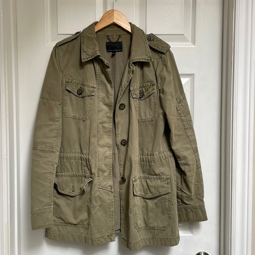Banana Republic. Military Jacket.